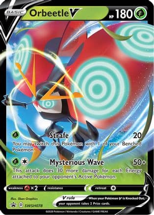 Orbeetle V - SWSH078 — SWSH: Sword & Shield Promo Cards