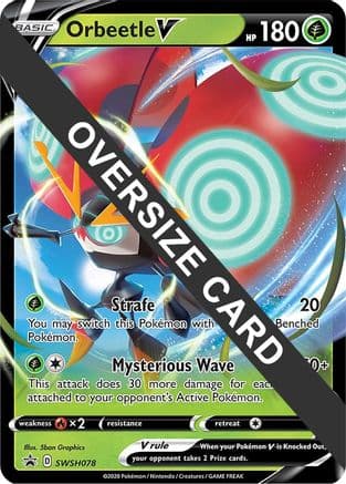 Orbeetle V - SWSH078 — Jumbo Cards Pokémon TCG card by 5ban Graphics