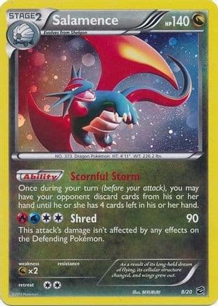 Salamence - 8/20 (Cosmos Holo) — Blister Exclusives Pokémon TCG card by BERUBERY