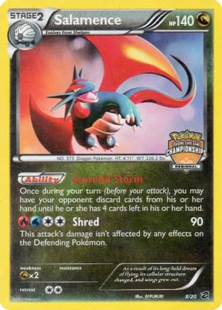 Salamence - 8/20 (Regional Championships) — League & Championship Cards