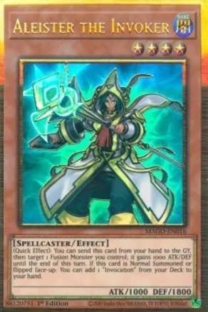Aleister the Invoker (Alternate Art) — Maximum Gold