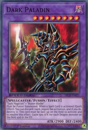 Dark Paladin — Speed Duel: Battle City Box