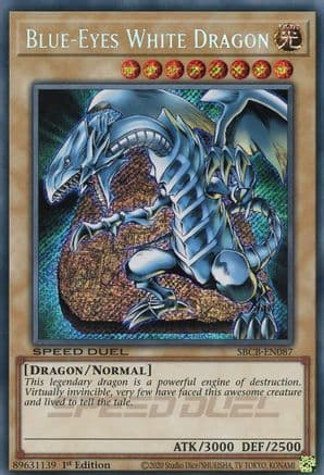 Blue-Eyes White Dragon (Secret) — Yu-Gi-Oh! card
