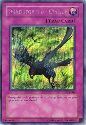 Windstorm of Etaqua — Power of Chaos: Yugi the Destiny Yu-Gi-Oh! card by KAZUKI TAKAHASHI