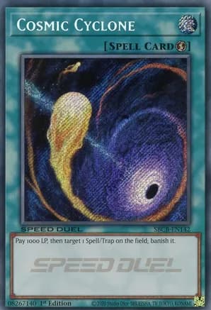 Cosmic Cyclone (Secret) — Speed Duel: Battle City Box