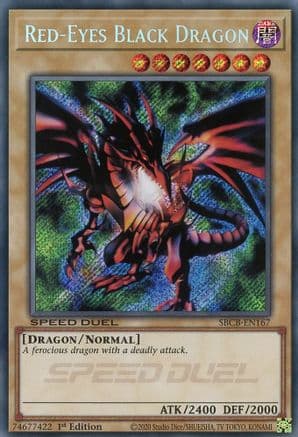 Red-Eyes Black Dragon (Secret) — Speed Duel: Battle City Box