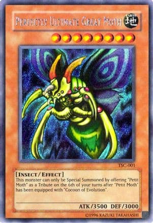 Perfectly Ultimate Great Moth (The Sacred Cards) — Yu-Gi-Oh! Video Game Promotional Cards