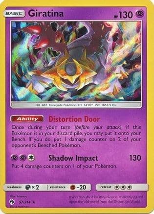 Giratina - 97/214 (Cosmos Holo) — Blister Exclusives Pokémon TCG card by Hitoshi Arisumi