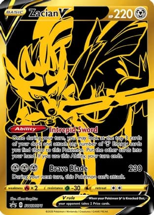Zacian V - SWSH076 — SWSH: Sword & Shield Promo Cards