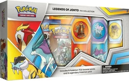 Legends of Johto Pin Collection — Miscellaneous Cards & Products