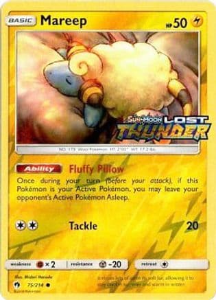 Mareep - 75/214 (Toys R Us Promo) — Miscellaneous Cards & Products Pokémon TCG card by Mitsuhiro Arita