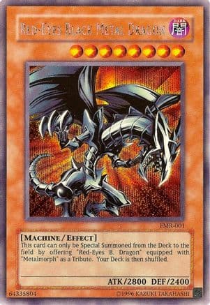 Red-Eyes Black Metal Dragon (Forbidden Memories) — Yu-Gi-Oh! Video Game Promotional Cards