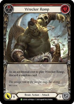 Wrecker Romp (Red) - LGS020 — Flesh and Blood: Promo Cards