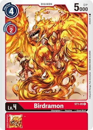 Birdramon — Starter Deck 01: Gaia Red