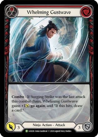 Whelming Gustwave (Red) - LGS026 — Flesh and Blood: Promo Cards