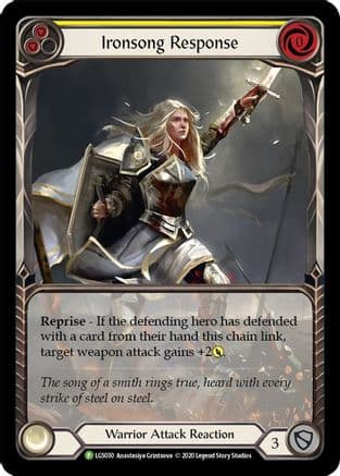 Ironsong Response (Yellow) - LGS030 — Flesh and Blood: Promo Cards