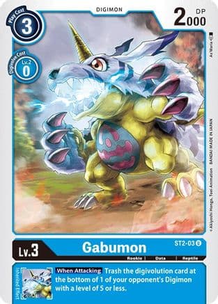 Gabumon — Starter Deck 02: Cocytus Blue Digimon Card Game card by As'Maria
