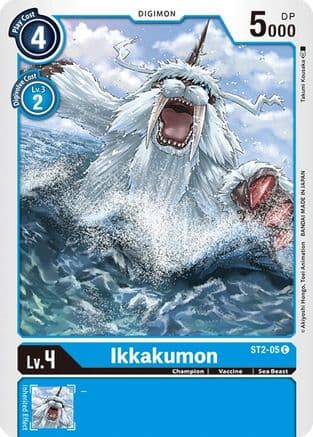 Ikkakumon — Starter Deck 02: Cocytus Blue Digimon Card Game card by Takumi Kousaka
