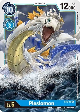 Plesiomon — Starter Deck 02: Cocytus Blue Digimon Card Game card by Takumi Kousaka
