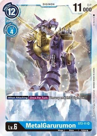 MetalGarurumon — Starter Deck 02: Cocytus Blue