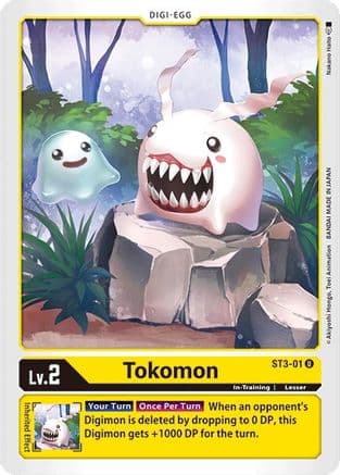 Tokomon — Starter Deck 03: Heaven's Yellow Digimon Card Game card by Nakano Haro
