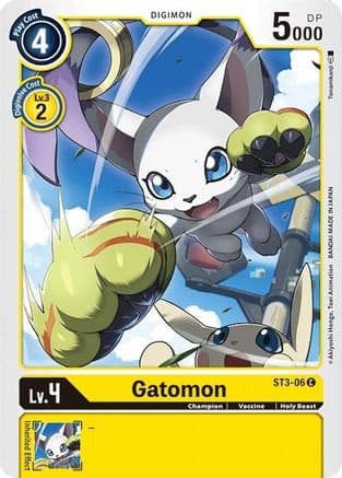 Gatomon — Starter Deck 03: Heaven's Yellow Digimon Card Game card by Tonamikanji
