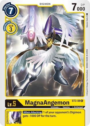 MagnaAngemon — Starter Deck 03: Heaven's Yellow Digimon Card Game card by Nakano Haito