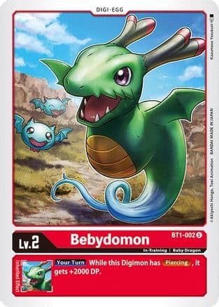 Bebydomon — Release Special Booster 1.0 Digimon Card Game card by Kazumasa Yasukichi