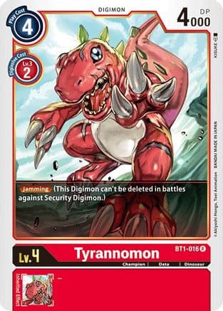 Tyrannomon — Release Special Booster 1.0