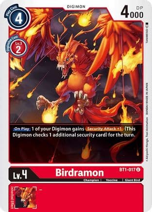 Birdramon - BT1-017 — Release Special Booster 1.0