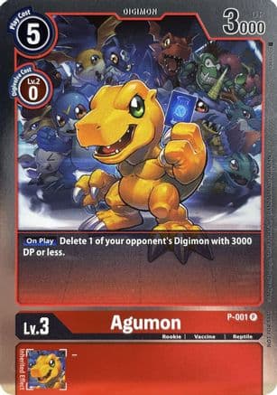 Agumon - P-001 — Digimon Promotion Cards