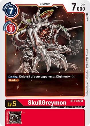 SkullGreymon — Release Special Booster 1.0
