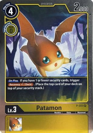 Patamon - P-005 — Digimon Promotion Cards