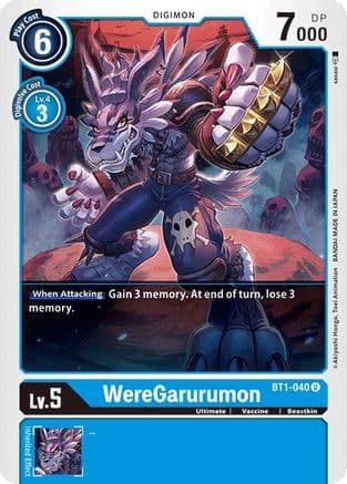 WereGarurumon - BT1-040 — Release Special Booster 1.0