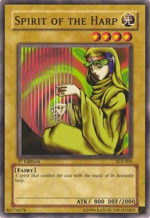 Spirit of the Harp — Starter Deck: Joey Yu-Gi-Oh! card by KAZUKI TAKAHASHI