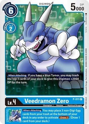 Veedramon Zero - P-011 — Digimon Promotion Cards