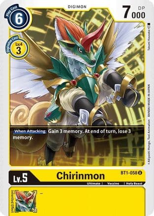 Chirinmon — Release Special Booster 1.0 Digimon Card Game card by Takumi Kousaka