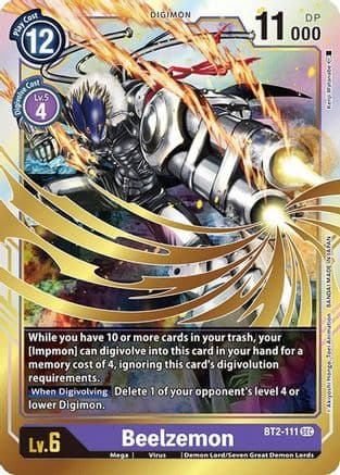 Beelzemon — Release Special Booster 1.0 Digimon Card Game card by Kenji Watanabe