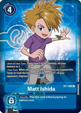 Matt Ishida - BT1-086 (Box Topper) — Release Special Booster 1.0