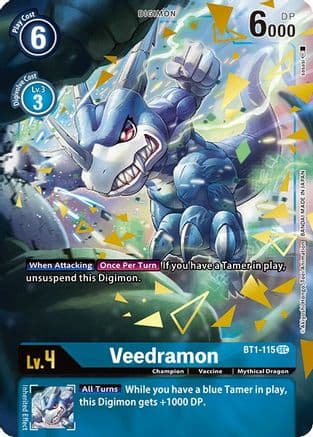 Veedramon (Secret Rare) (Alternate Art) — Release Special Booster 1.0