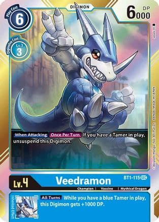 Veedramon (Secret Rare) — Release Special Booster 1.0