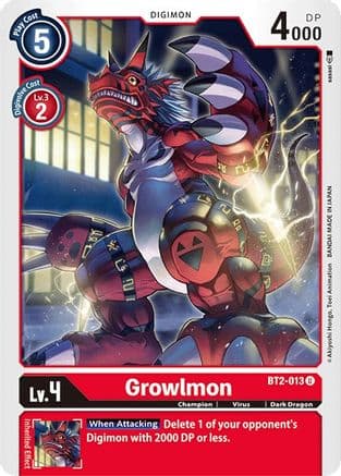 Growlmon — Release Special Booster 1.0