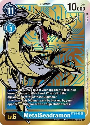 MetalSeadramon - BT2-030 (Dash Pack Ver. 1.0) — Release Special Booster 1.0