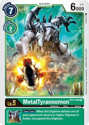 MetalTyrannomon - BT2-046 — Release Special Booster 1.0