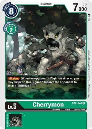 Cherrymon — Release Special Booster 1.0 Digimon Card Game card by koki