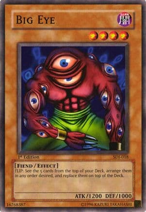 Big Eye — Starter Deck: Joey Yu-Gi-Oh! card by KAZUKI TAKAHASHI