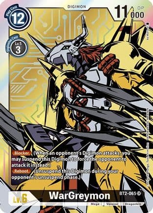 WarGreymon - BT2-065 (Alternate Art) — Release Special Booster 1.0