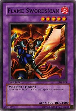 Flame Swordsman — Yu-Gi-Oh! card