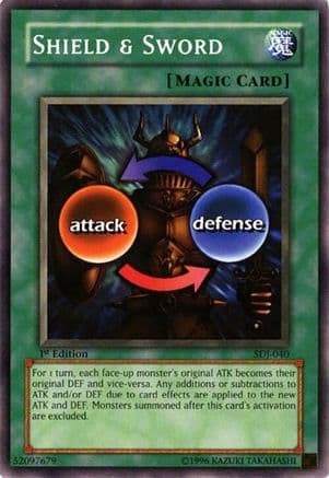 Shield & Sword — Starter Deck: Joey Yu-Gi-Oh! card by KAZUKI TAKAHASHI