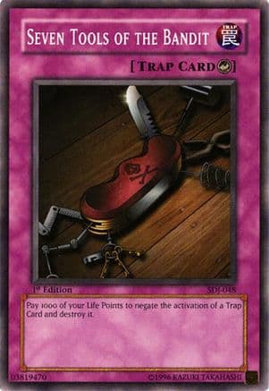 Seven Tools of the Bandit — Starter Deck: Joey Yu-Gi-Oh! card by KAZUKI TAKAHASHI